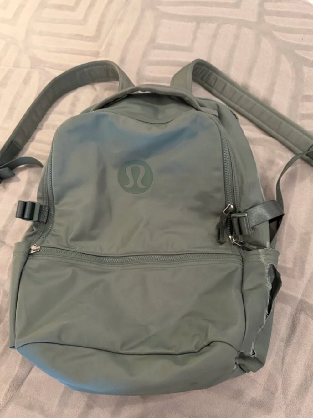 lululemon athletica Olive Green Daily Tech Backpack - Picture 2 of 7